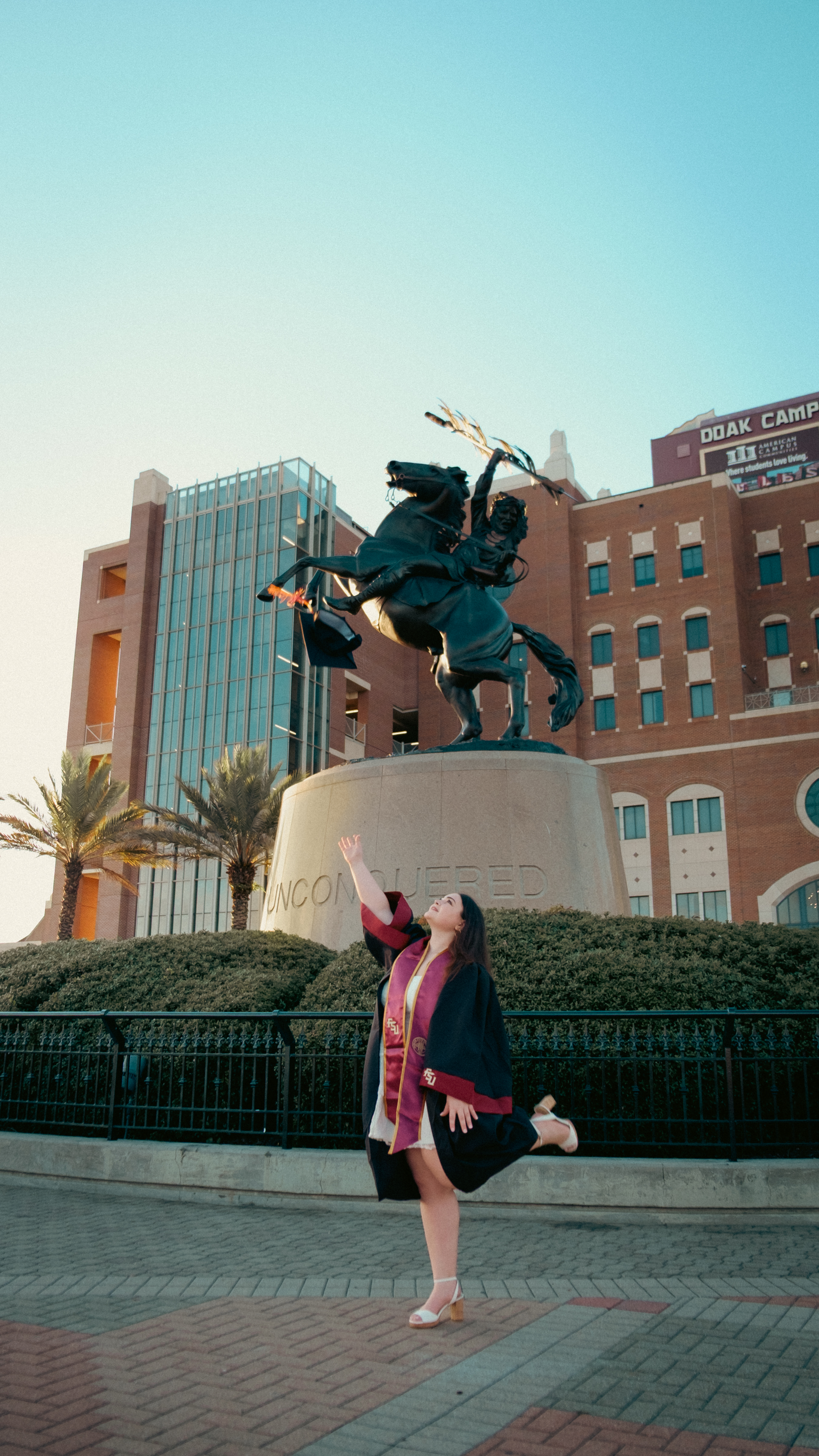 Unconquered statue